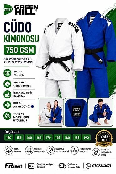kimono: 💥 cüdo, cüdo Kimonosu GREEN HİLL 💰 ağ - 110 azn göy - 115 azn ✅ — 1