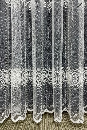 Yeni, Tül, rəng - Ağ, Pulsuz çatdırılma