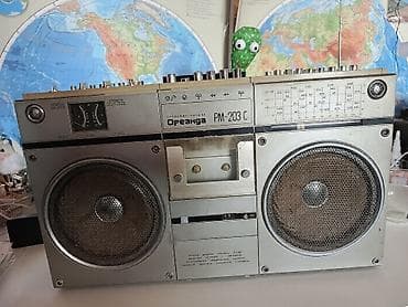 Магнитофоны: Sovet istehsalı “Орбита PM‑203C” portativ maqnitofon-radio. radiosu — 2