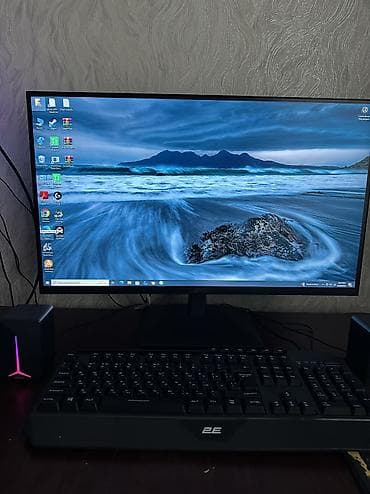 kompüter ekran: Güclü stolüstü oyun/ofis PC komplekti - Korpus: Zalman şüşə yan — 3