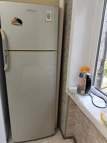 İşlənmiş 2 qapılı Beko Soyuducu Satılır, rəng - Boz — 1