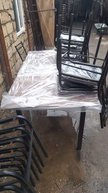 stol və stul dəstləri: Yeni, Sadə stul, Taxta, Azərbaycan — 16