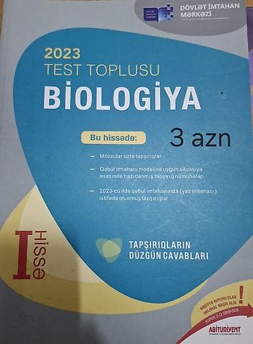 ata tingcilik: Abituriyentlər üçün hazırlıq, test topluları və əlavə kitablar. Test — 6