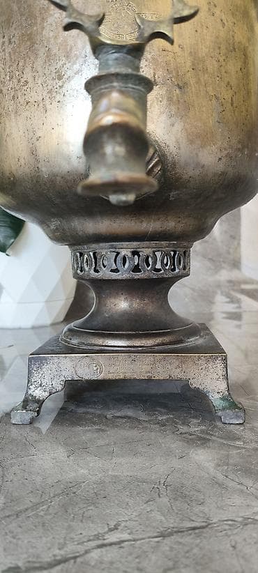 samovar 5l: Antik samovar – “Товарищество паровой самоварной фабрики наследников — 5