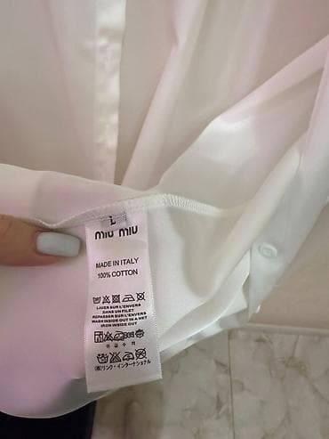 Miu Miu Club qadın köynəyi original.italyadan alinib geyinilmeyib — 6
