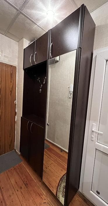 madeyra dolablar: Dəhliz üçün çoxfunksiyalı giriş dolabı (divara bagli) - Rəng: tünd — 1