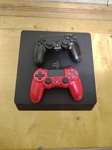 ps4 minecraft disk: Playstation 4 slim Blomu açılmayıb evde istifadə olunub İçindəki — 1