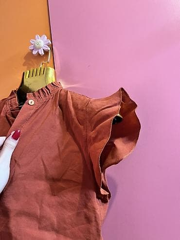 Qadın köynəyi – OBEIS Tekstil, ölçü: 36 - Rəng: tünd terrakota/pas