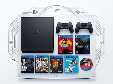 PlayStation 4 Pro oyun konsolu seti - Modell: Sony PlayStation 4 Pro
