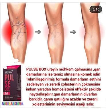 Məhsul: Pulse Box 3‑ü 1-də Təsvir: - Ürəyin möhkəm qalmasına və qan