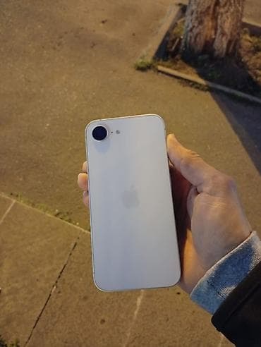 IPhone 16e, 128 GB, Ağ, Zəmanət, Barmaq izi, Face ID