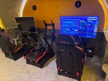 oyun sukani: XDrive yarış simulyatorları tam dəsti. Qara və qırmızı rəngli — 1