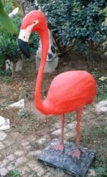 don şəkilləri çəkmək: Flamingo quş heykəli 1ədədi — 3