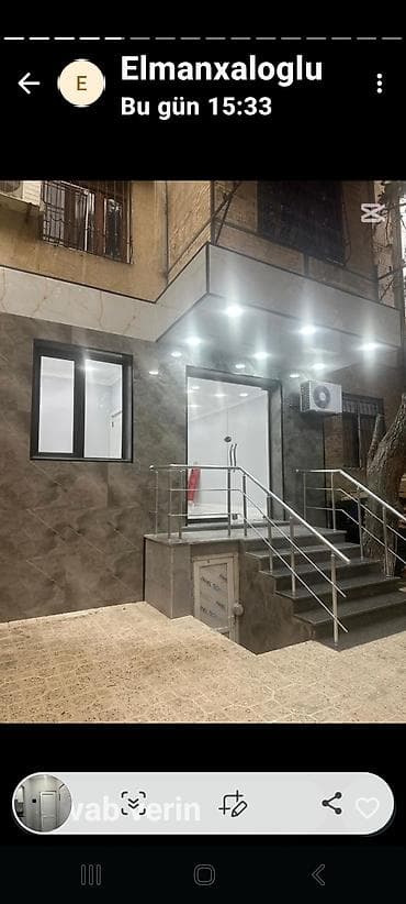 Квартиры: Icarəyə verilir obyekt – küçə səviyyəsində girişli, vitrajlı şüşə qapı — 1