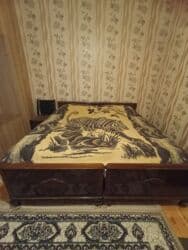 купить кровать: Б/у, Двуспальная кровать, Без подьемного механизма, С матрасом, Без выдвижных ящиков — 2