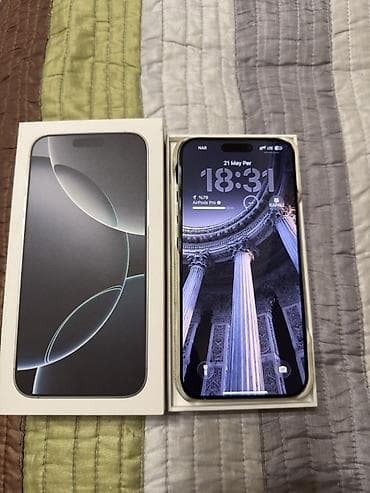 iphone 14 plata: IPhone 16 Pro Max, 256 GB, Ağ — 3