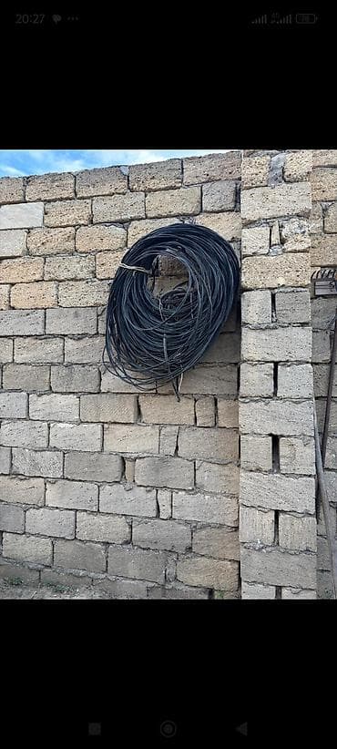 qapi demir qapi seyf qapi: Qara izolyasiyalı elektrik kabeli bobini - Rəng: qara - Tip — 1