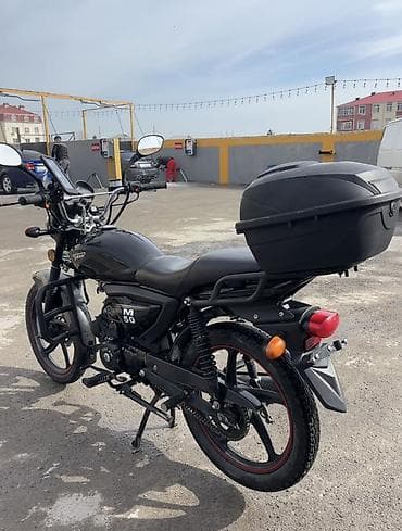 bmw 1 118: Tufan M50 motosiklet Satılır. - Rəng: qara, qırmızı halqalı təkərlər — 1