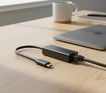 işıq lampaları: Type-C to LAN → Ethernet adapteri - Type-C to LAN konnektorlu — 1