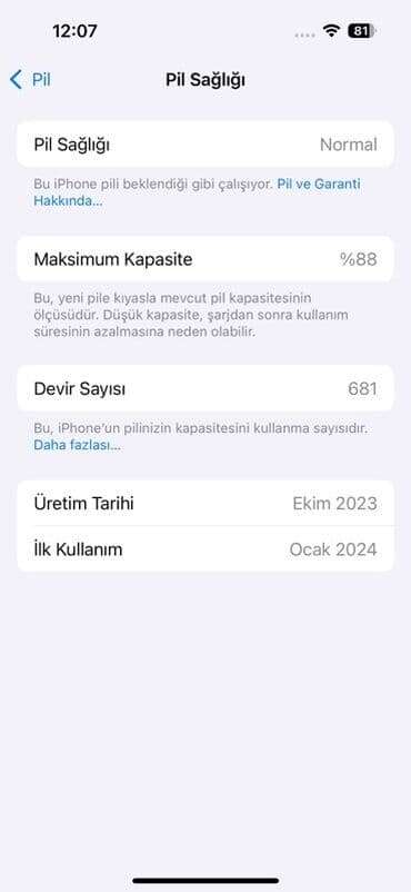 iphone s qiymeti: IPhone 15, 128 GB, Black Titanium — 1