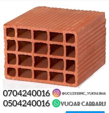 Quru inşaat materialları: HƏR NÖV KƏRPİCLƏRİN ZAVOTDAN ÜNVANA CATDIRILMASI İLƏ XİDMƏTİNİZDƏYİK — 6