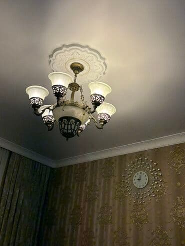 led işiqlar: Çılçıraq, 6 lampa, Metal — 1