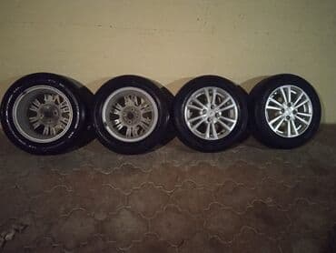 Disklər: Chevrolet orijinal yüngül lehimli disklər və şinlər komplekti - — 3