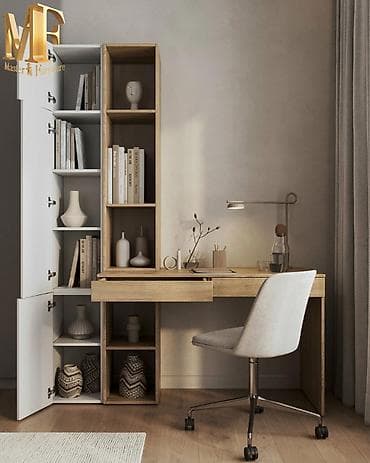 islenmis masa: Düz masa, Stulsuz, Polkalı, Siyirməli, Türkiyə, Teksturalı laminat — 5