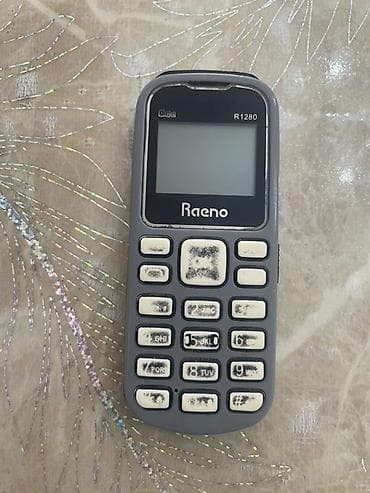 knopka: Raeno R1280 düyməli mobil telefon Xüsusiyyətlər: - Kompakt korpus — 2