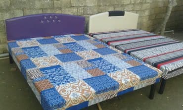 iki nəfərlik çarpayı: Taxt KRAVAT TEZE 2 NEFERLIK 0 DAN hazirlanir teze matreallardan — 3