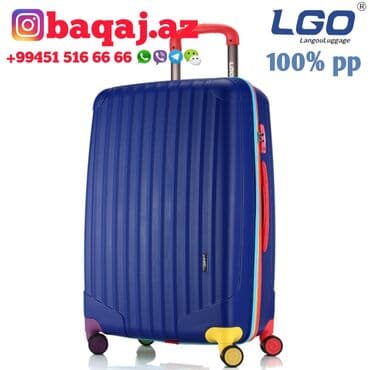 yol cantası: Polipropilenden hazirlanmis yuksek keyfiyyetli camadanlar. Чемоданы — 1