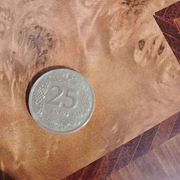 10 cent nece manatdir: Məhsul: 25 Kuruş sikkəsi (Türkiyə) Təsvir: - Nominal: 25 Kuruş - — 1