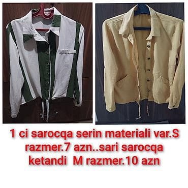 Geyimler razmerler .qiymetler ferqli.coxda ucuza satilir. maraqlanan — 4