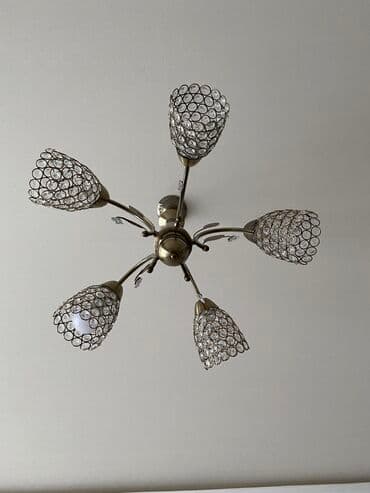 çılçıraq mağazaları: Çılçıraq, 5 lampa, Metal — 1