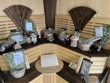 ведро для бани: Sauna aksesuarları Sauna vedrə qaşıq Sauna papağı Sauna aromatı — 1