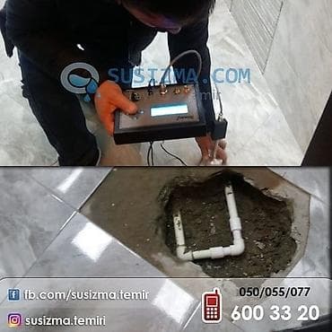 Xidmət: Borularda su sızmasının peşəkar aşkarlanması və