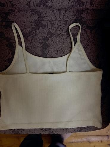 nike tech: FB Sister qadın üçün top krop - Model: ribli, qısa kəsimli crop-top - — 4