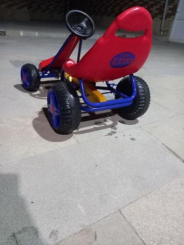 детские машинки для картинга: Uşaq üçün pedallı kart avtomobili Saz veziyyetdedi 1 ay işlənib — 1