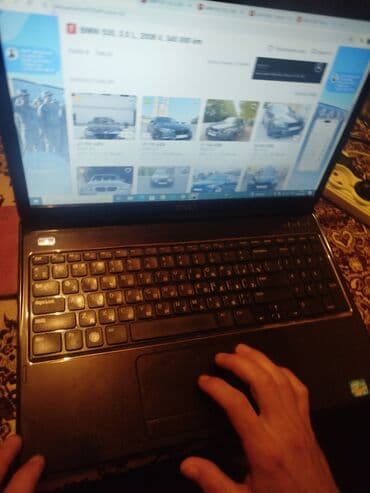 2 ci el notebook: Dell noutbuk - Brend: Dell - Korpus: qara, parlaq qapaq üzərində Dell — 2