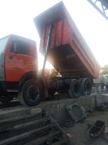 ucuz avtomobil: KAMAZ 6x4 tipli qoşqusu olmayan dump yük maşını - Konfiqurasiya: 3 — 2