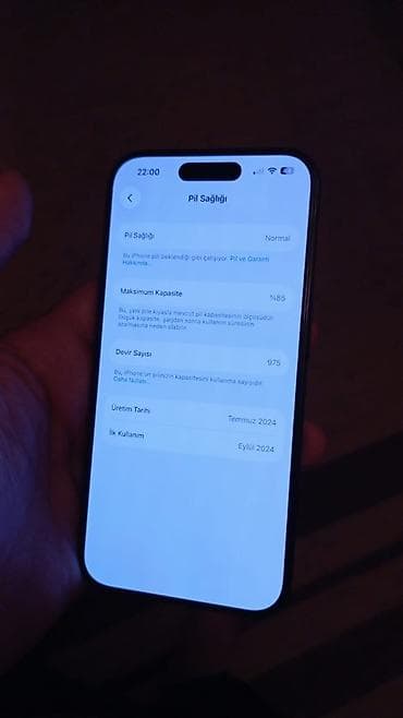 IPhone 15 Pro, 128 GB, Black Titanium, Face ID — 1