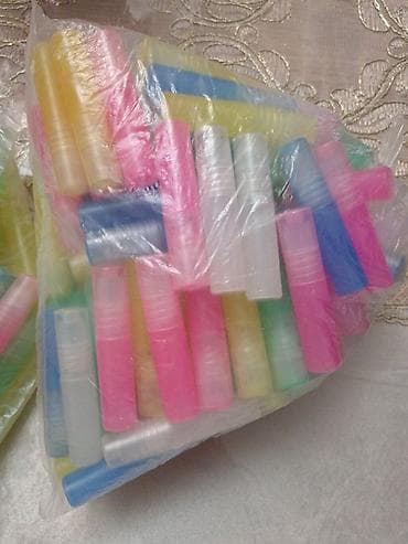 keratin vitamin e: Çoxrəngli mini sprey flakonları (boş) - Material: yüngül və davamlı — 4