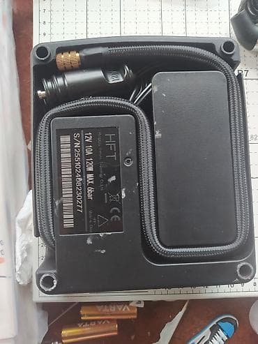 panel pulsuz: BYD avtomobil şin kompressoru – 12V, 10A, 120W (MAX 6 bar) — 1