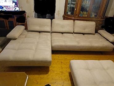 puflar: Künc divan, İşlənmiş, Açılan, Bazasız, Parça, Pulsuz çatdırılma — 7