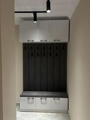 demir dolablar: Dəhliz üçün müasir asılqan və oturacaqlı dolab sistemi - Kompakt — 1