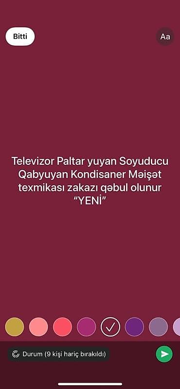 Аристоны: Məişət texnikası üçün sifariş qəbul olunur – YENİ. Təklif olunan — 1