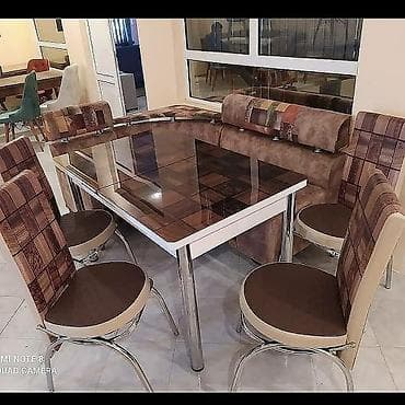 🇹🇷Türk istehsalı Möhtəşəm ✨✨ Kuxna üçün stol stul dəsti 2 stul 1