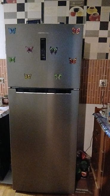 2 qapılı Hoffman Soyuducu Satılır, rəng - Gümüşü