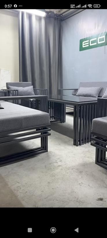 stol dəstləri: Yeni, Divan, 3 kreslo, Bazasız, Açılmayan — 6