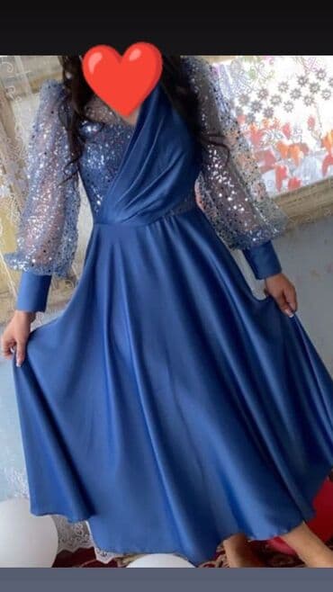 Lincoln: Вечернее платье, Миди, M — 1